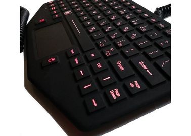 Tasto portatile Backlit rosso della tastiera del PC per alta luminosità dell'ufficio mobile del veicolo