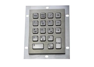 La tastiera industriale 18 dell'acciaio inossidabile chiude a chiave la matrice/cavo IP65 di USB impermeabili