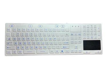 Tastiera rigida del grado medico IP68, tastiera Backlit senza fili del topo di tocco